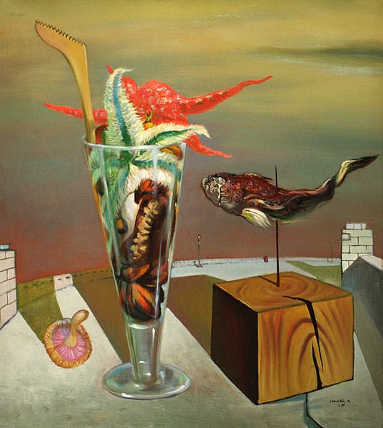 返品不可】 前衛抽象作家、志賀健蔵の前衛抽象画、1960年代の作品 絵画/タペストリ